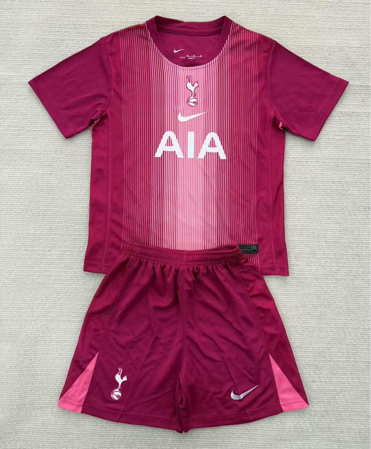 Kids-Tottenham 25/26 GK Purple Soccer Jersey